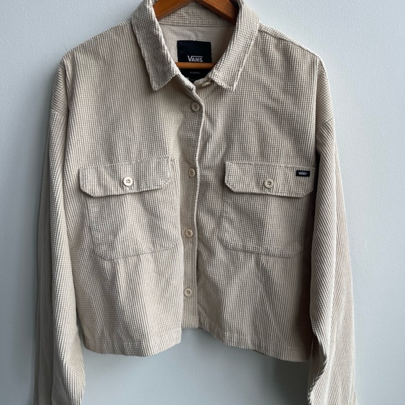 Vans Tops - Vans Cropped Corduroy Shirt